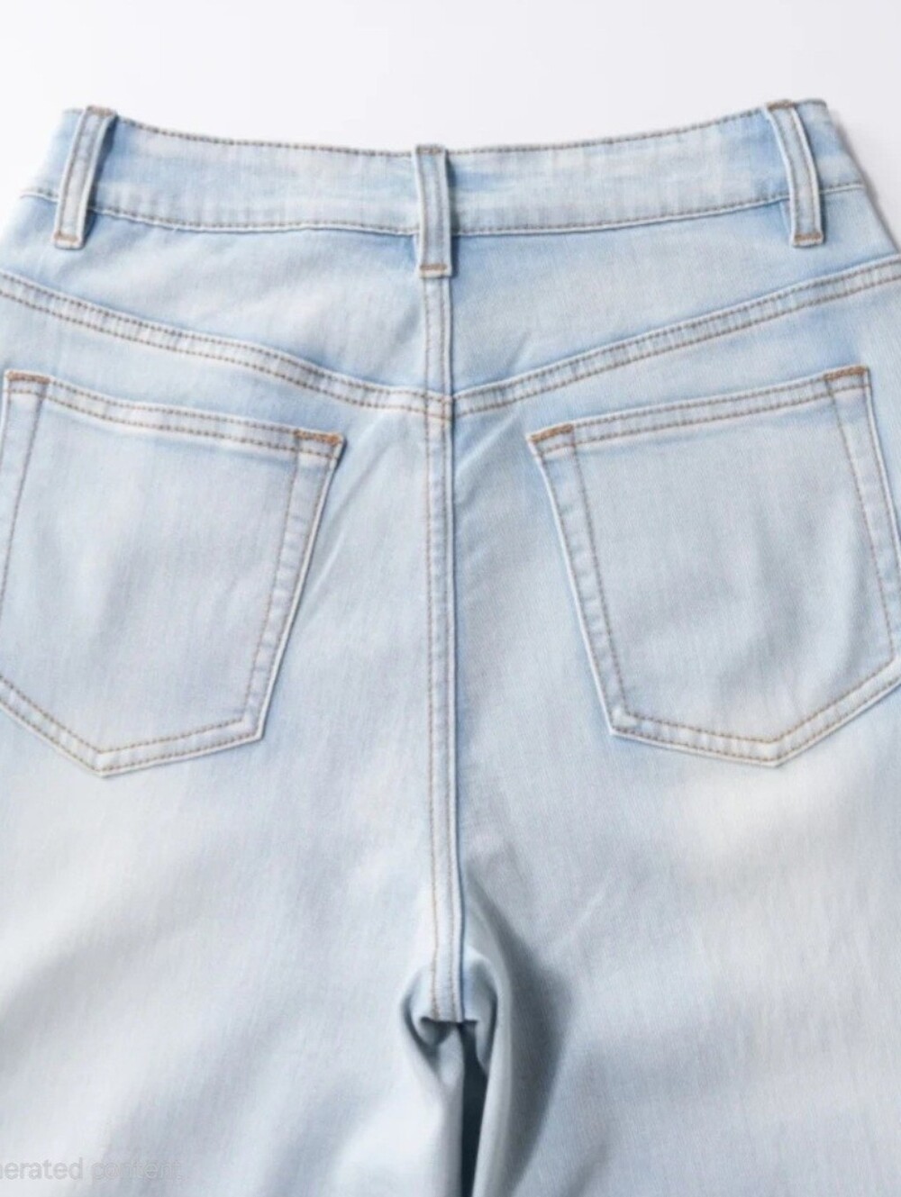 Canana High-Rise Baggy Wide Leg Jeans in Light Blue Wash Size 25 - Picture 9 of 15